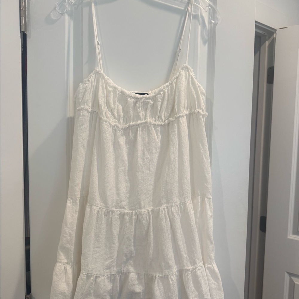 Zara Ruffled Mini Dress - Picture 2 of 4